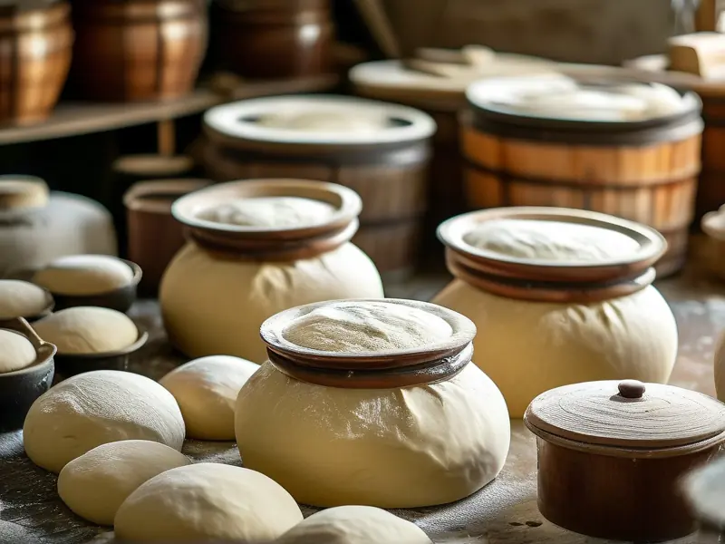 浮子酒发面制作过程展示