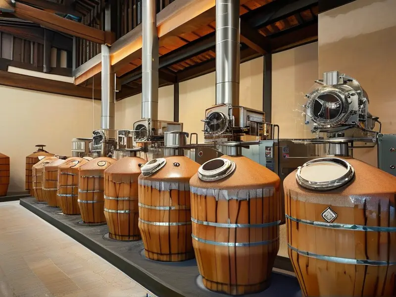 高度白酒酿制过程展示