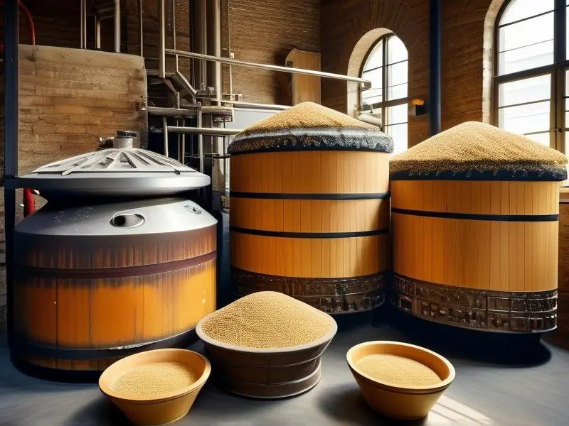 高粱大曲酒传统酿造工艺展示