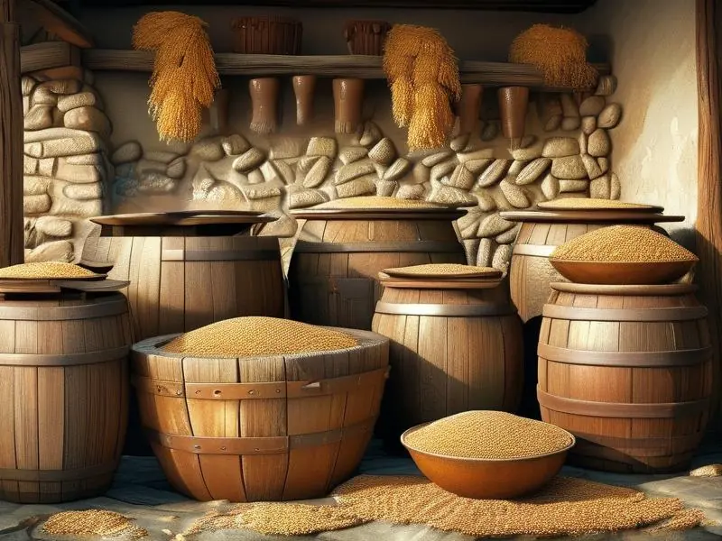 古代酿酒工艺展示图