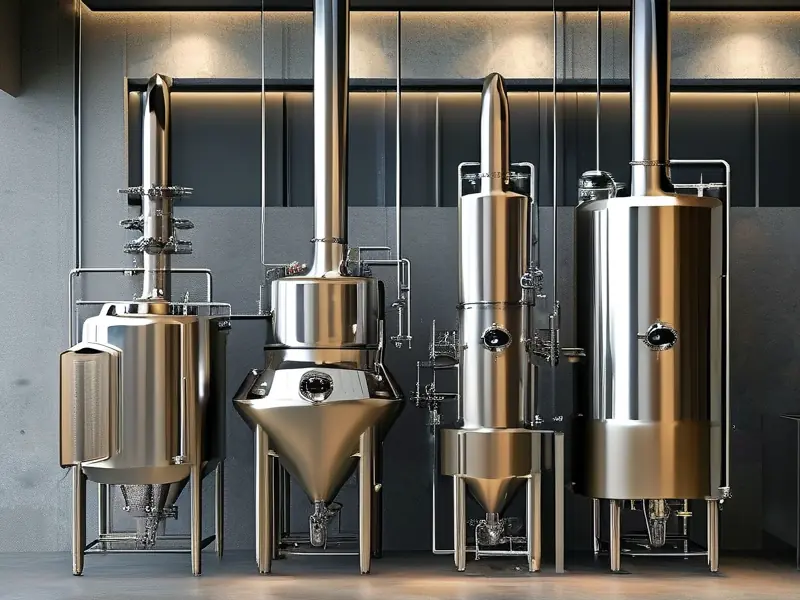 固液态酿酒设备工作场景实拍图