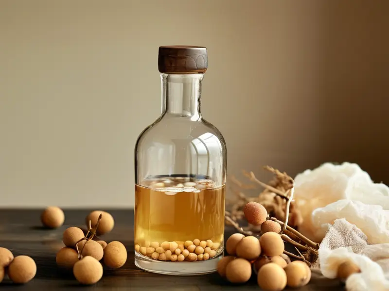 桂圆酒制作材料准备过程实拍图