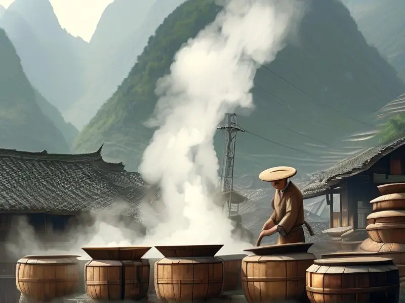 贵州传统酿酒工艺现场展示