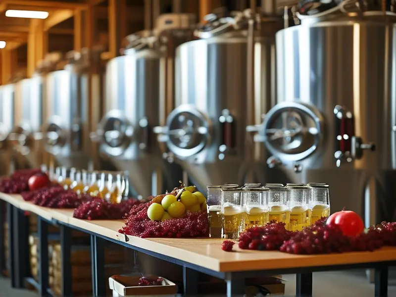 果酒酿酒师培训实操课堂场景