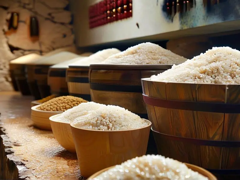 果酸酒米制作过程展示