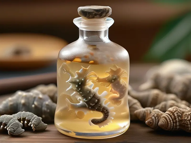 海马蛤蚧泡酒制作过程及成品展示