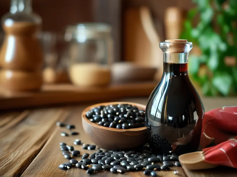 自制黑豆酒成品展示