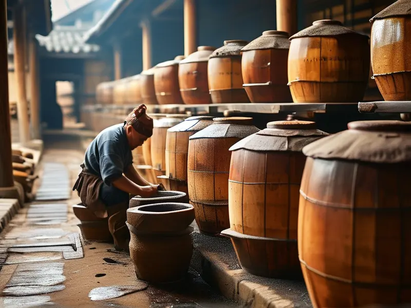 衡酝烧坊酒传统酿造工艺现场