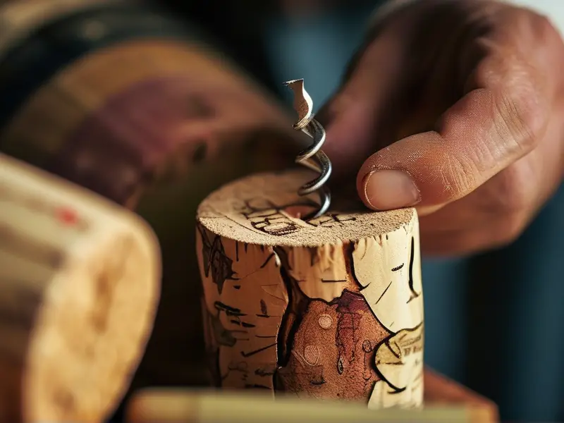 红酒木塞制作过程实拍图