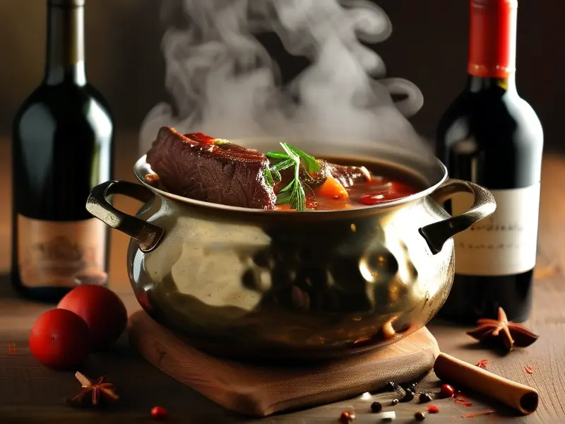 红酒煮牛肉成品图