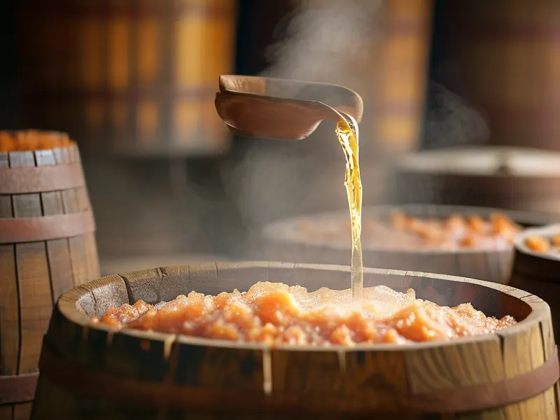 传统红薯固态酿酒工艺流程实拍图