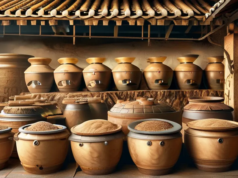 花雕酒传统酿造工艺流程示意图