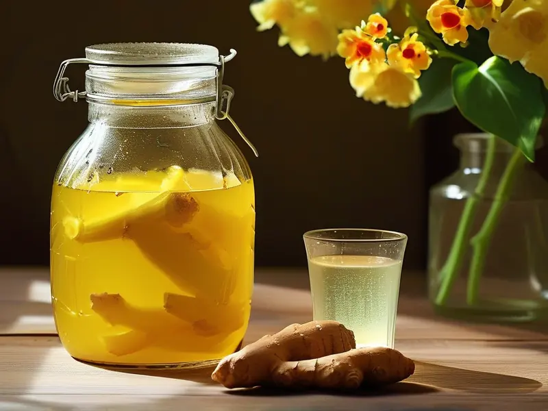 黄姜酒制作过程展示