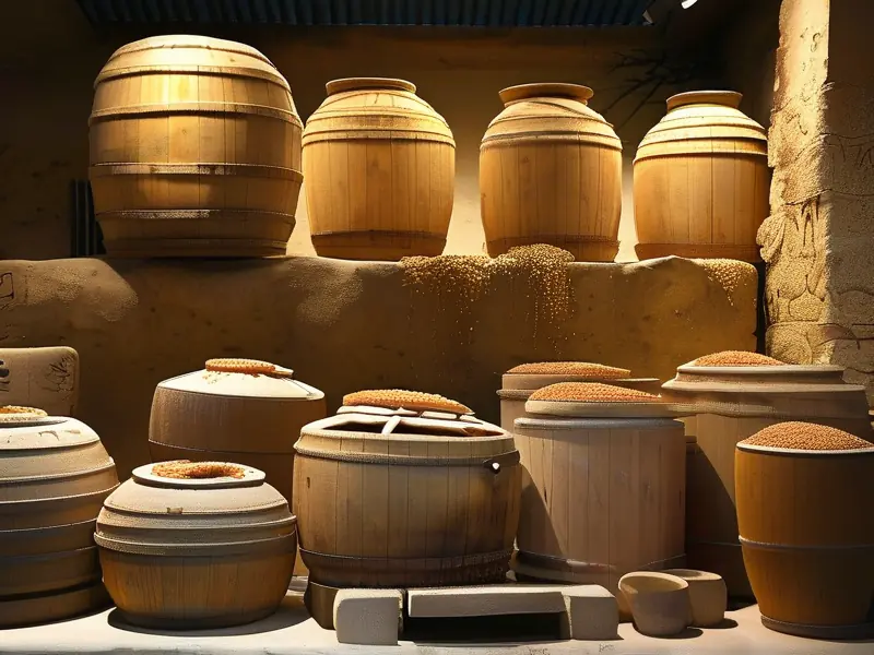 黄酒酿制工艺流程示意图