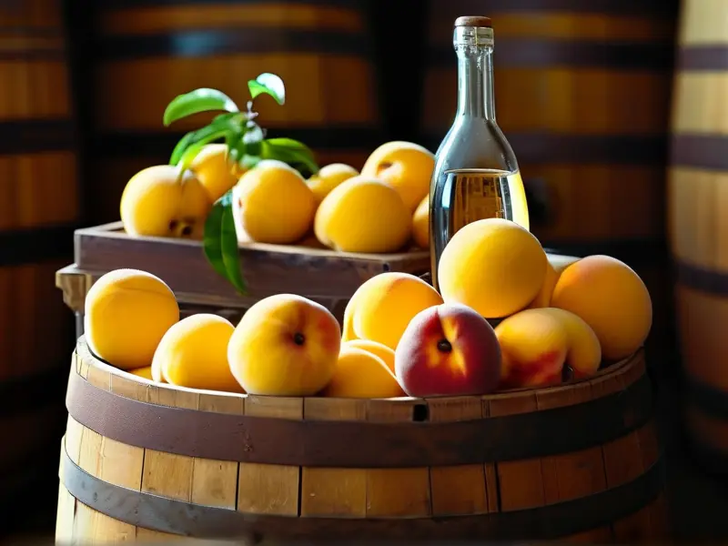 黄桃酿酒制作过程展示