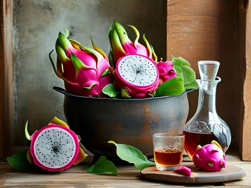 火龙果酒制作过程展示