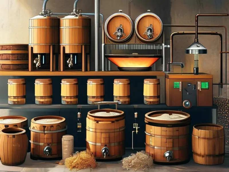 家庭自酿白酒操作步骤示意图