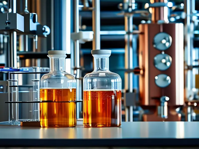 专业检测发酵酒的实验室场景