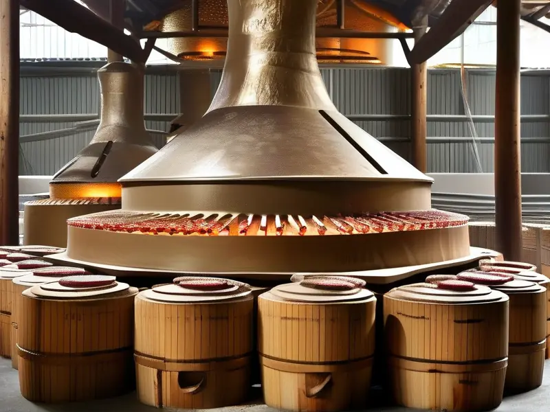 酱香白酒制作工艺流程示意图