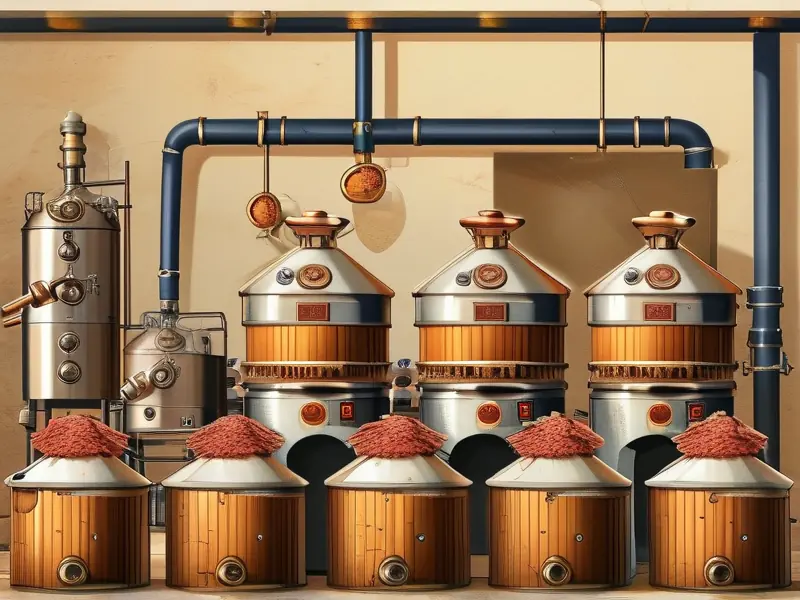 酱香白酒传统酿造工艺流程示意图