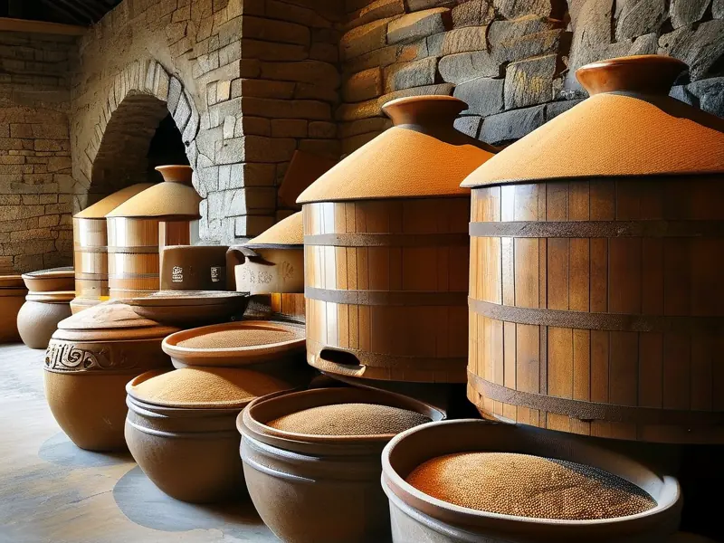 酱香酒曲传统制作工艺流程展示图