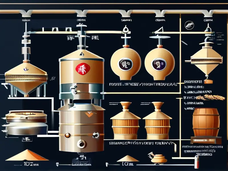 酱香酒工艺等级生产流程图解