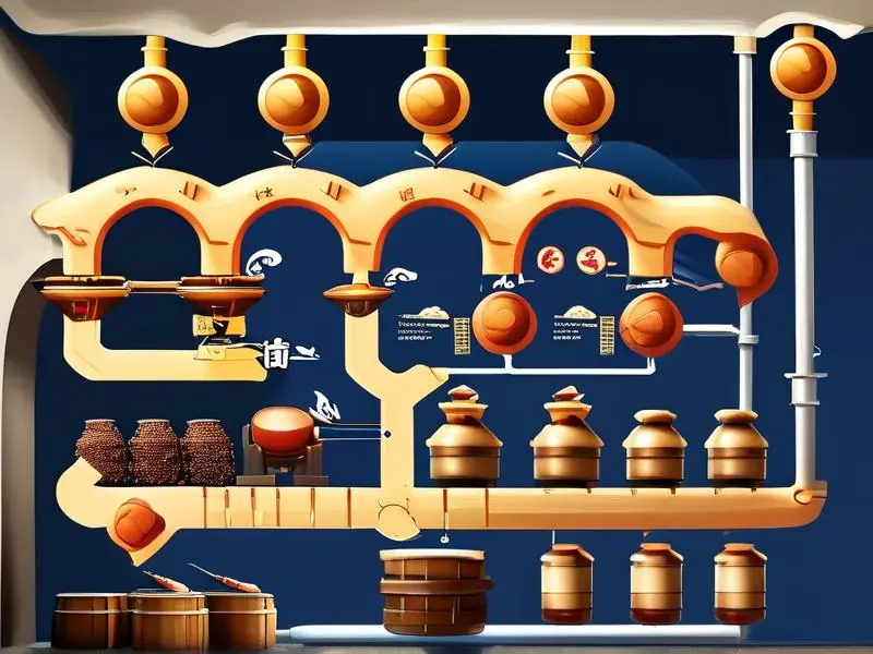 酱香型白酒酿造工艺流程图