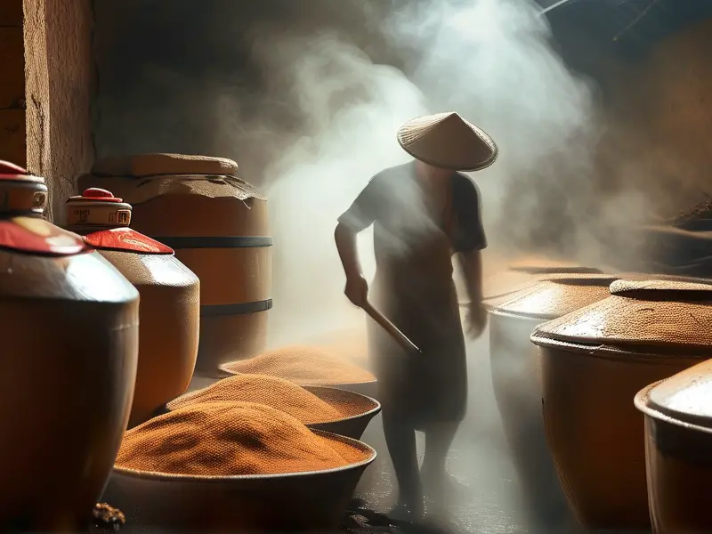 酱香型白酒传统酿造工艺现场实拍