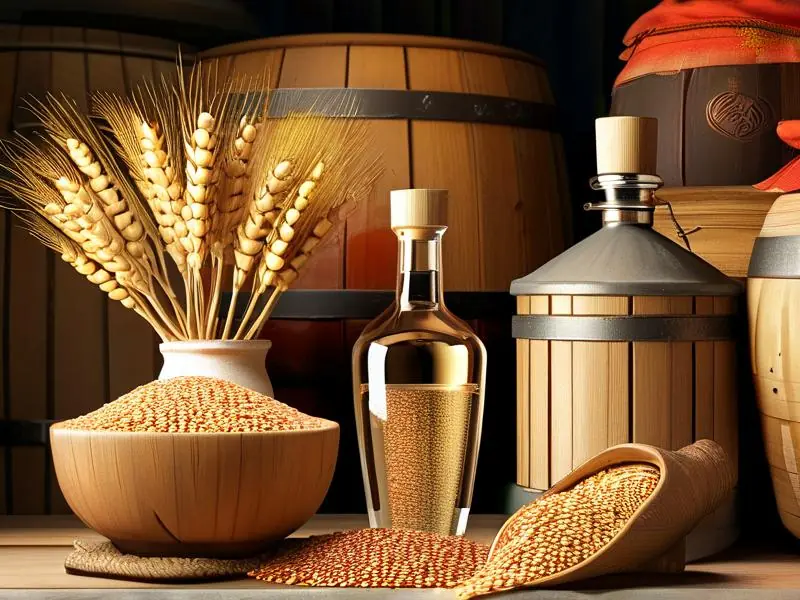 酱香型白酒酿酒原料展示