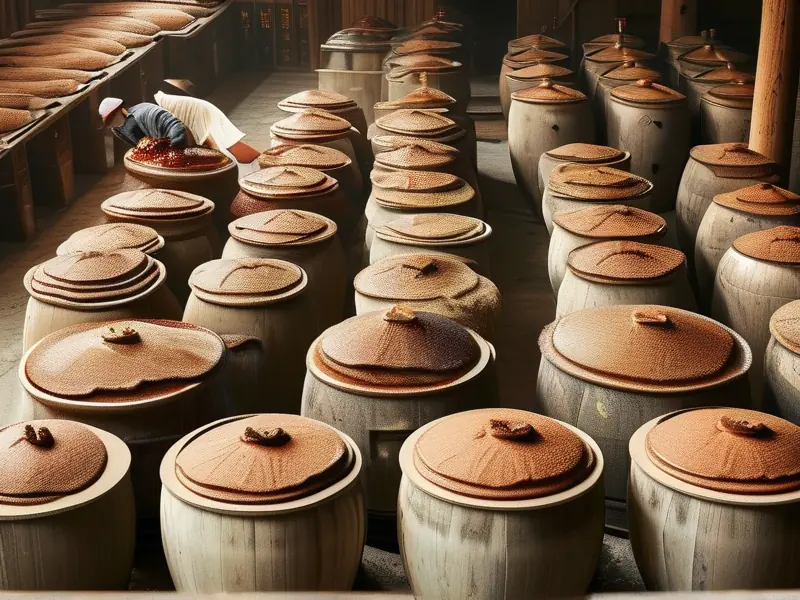 酱香型白酒酿造车间实景