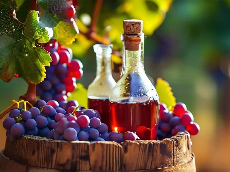 家酿葡萄酒制作过程示意图