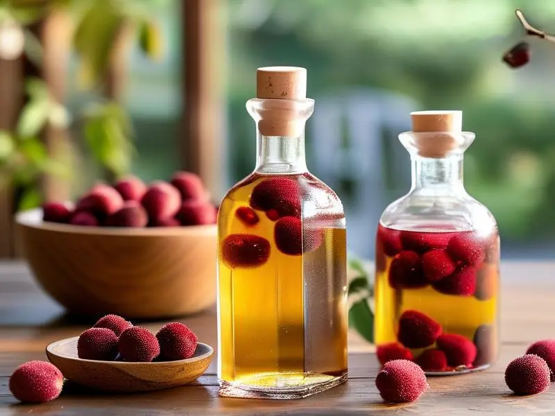 金樱子泡酒的制作过程展示