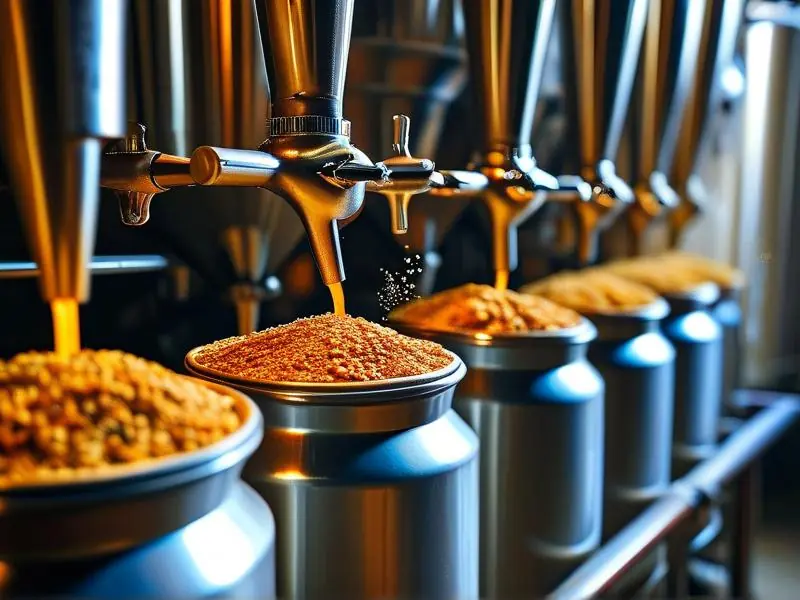 精酿啤酒酿造过程展示