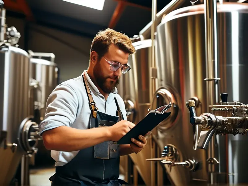 精酿啤酒酿酒师培训实践教学场景