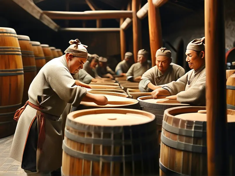 金徽酒传统酿造工艺展示