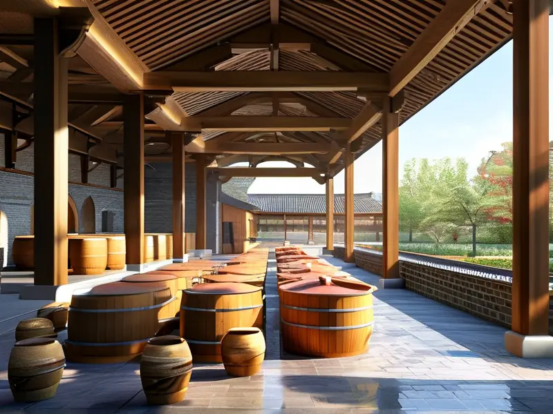 金徽生态酿酒园全景展示传统与现代结合的酿酒场景