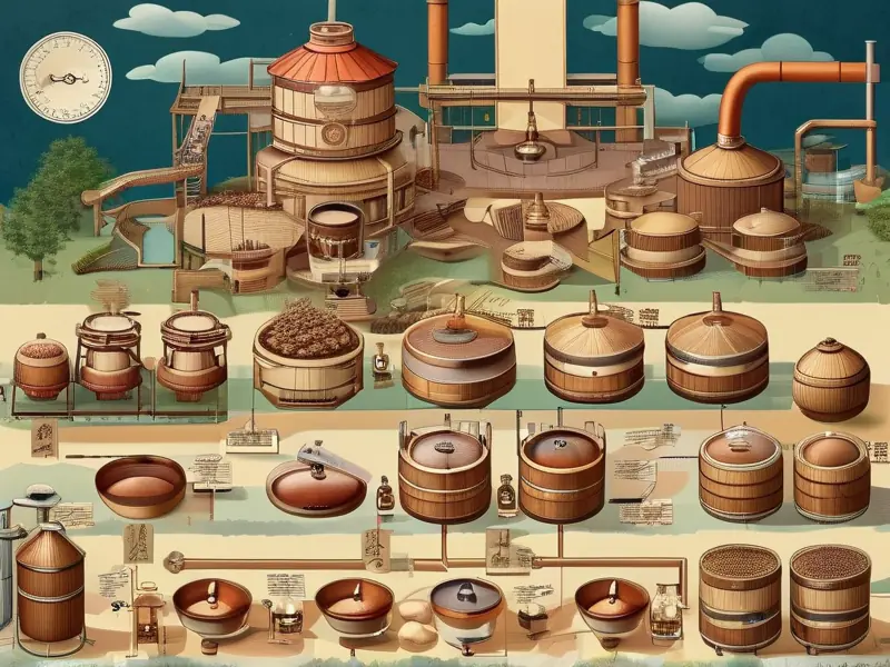 酒的酿造流程图展示传统与现代工艺对比