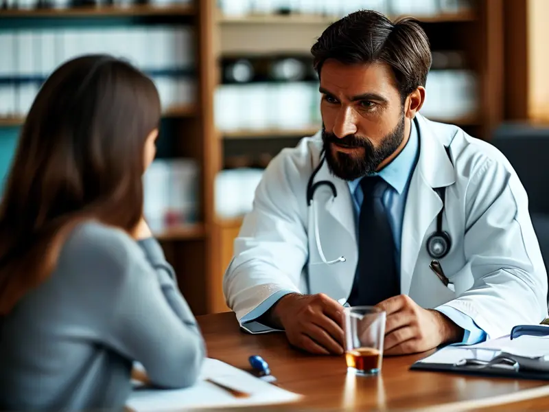 专业医生为酒依赖患者制定个性化治疗方案