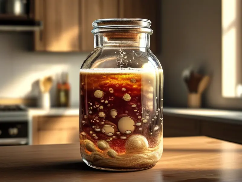 酒变醋的发酵过程