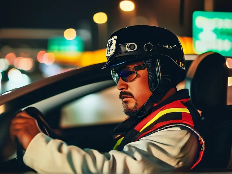 驾驶员学习交通法规避免酒驾