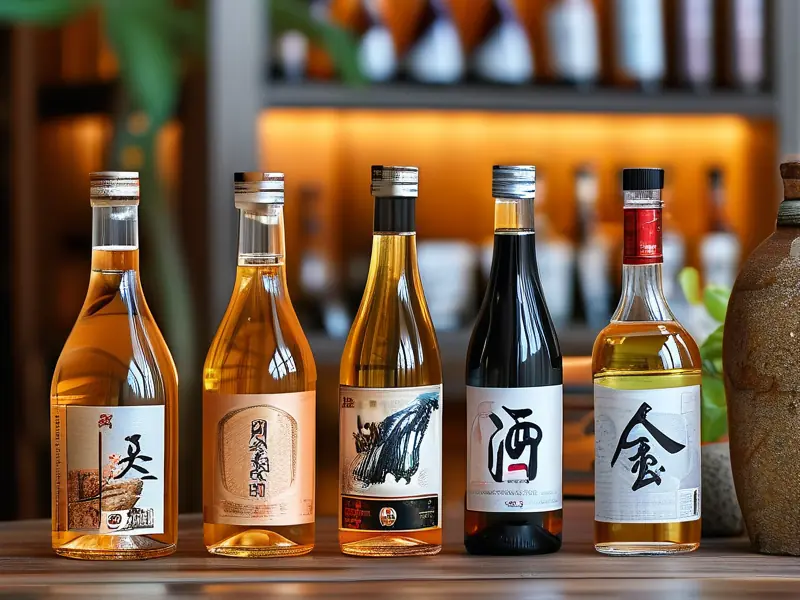 酒精勾兑与粮食酿造酒生产工艺对比示意图