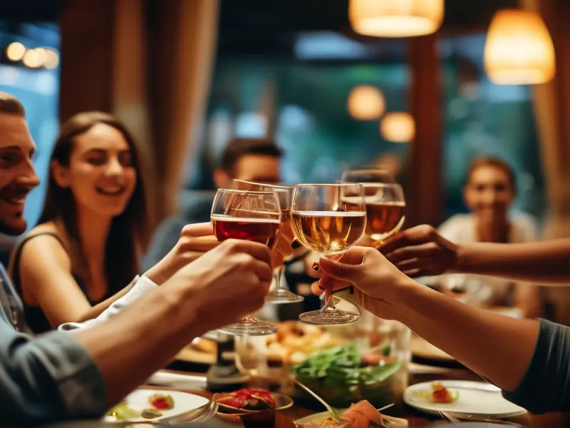 酒局流程中的聚餐场景