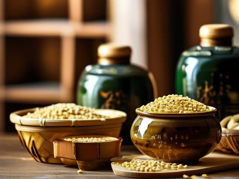 酒曲在酿酒过程中的作用展示