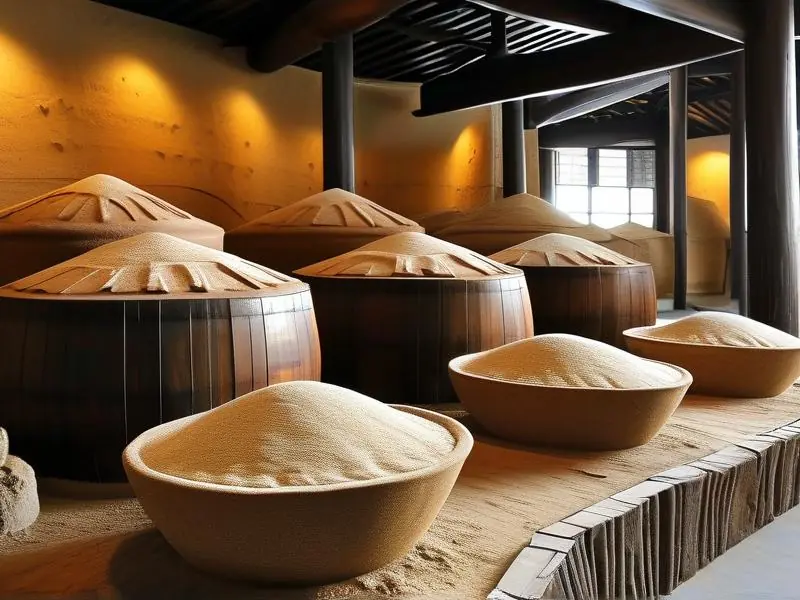 传统酒曲制酒过程展示