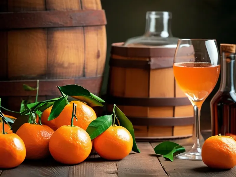 家庭自制橘子酒的制作过程