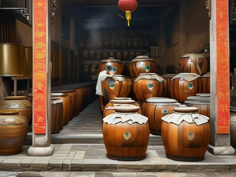赖喜贵酿酒作坊传统酿酒工艺展示