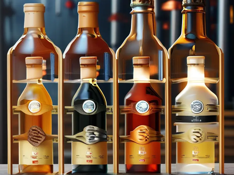 粮食酿造酒与酒精勾兑酒生产工艺对比图