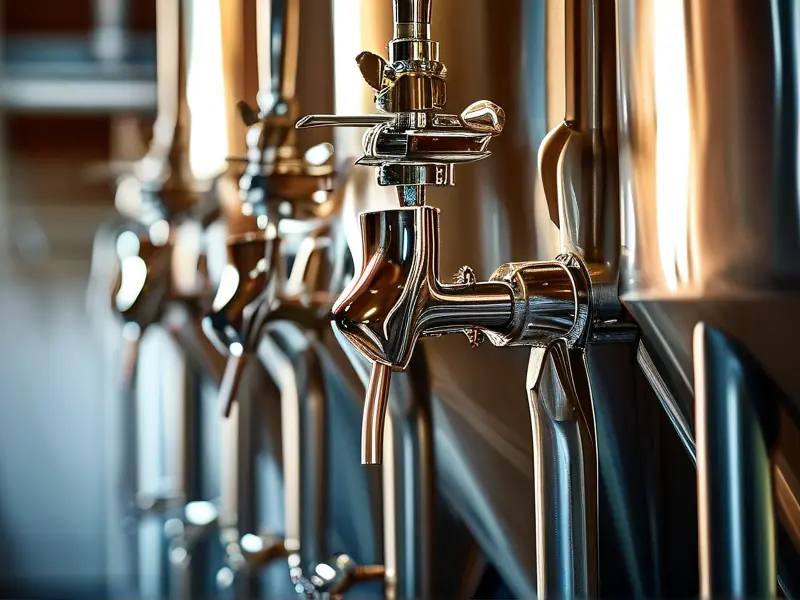 粮王精酿啤酒设备展示