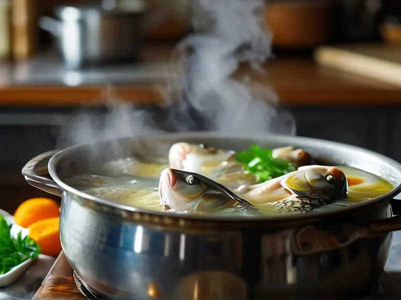 煮鲤鱼酒的详细步骤图