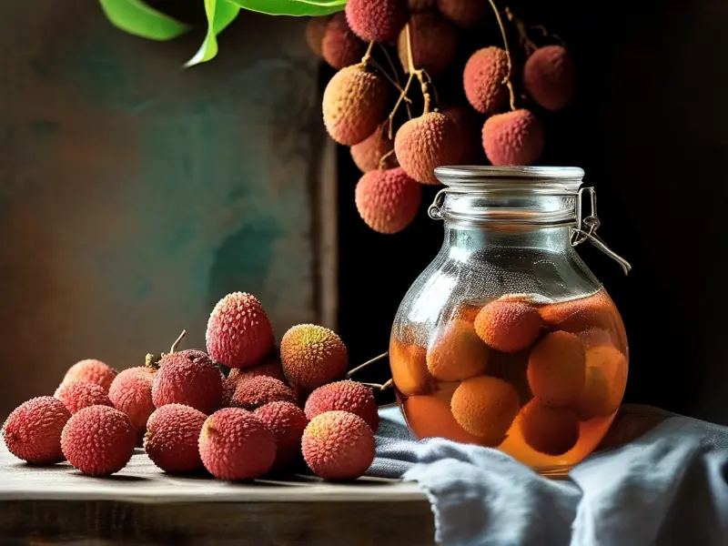 自制荔枝酿酒不放酒的详细步骤图解